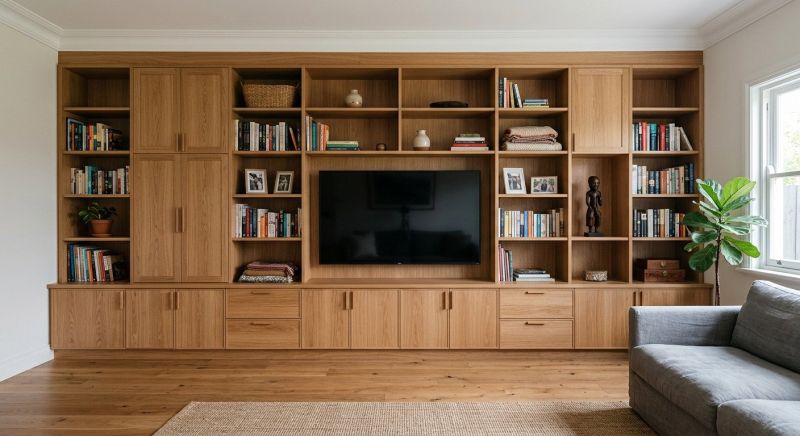 Built In Tv Cabinetry in Raleigh, NC