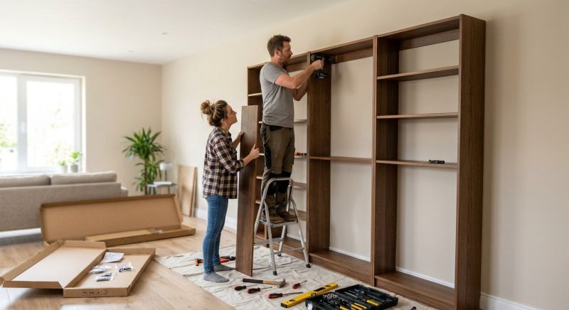 Bookcase Construction in Winston Salem, NC