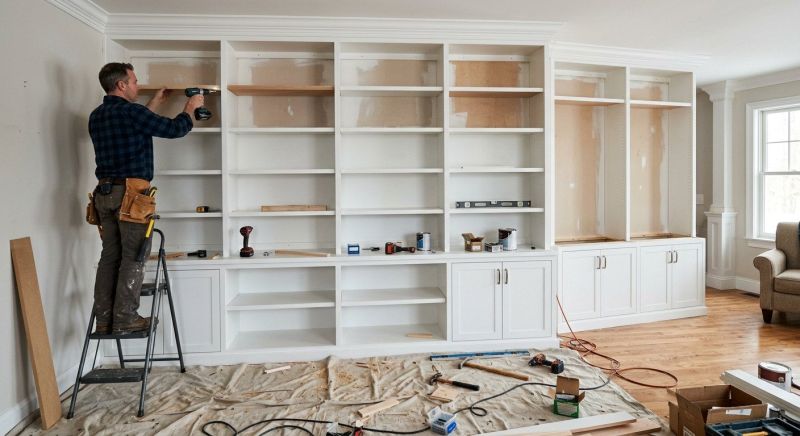 Bookcase Installation in Greensboro, NC