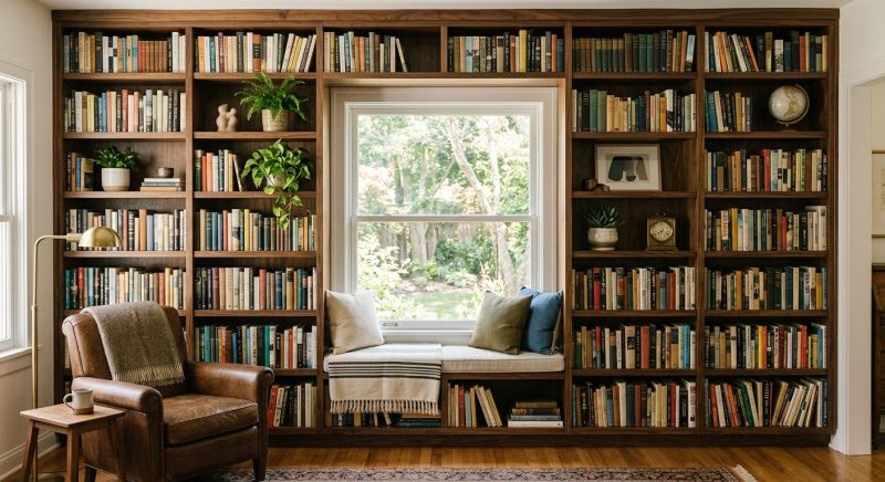 Bookshelves Installation in Raleigh, NC