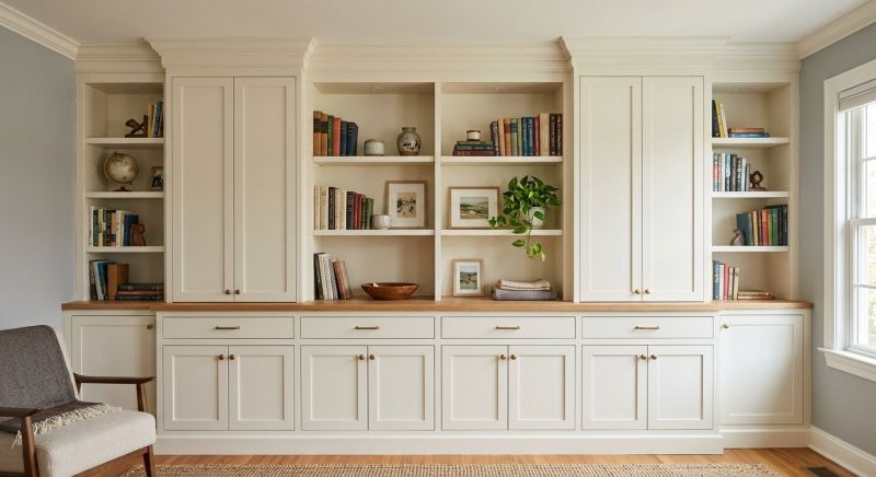 Built In Bookshelves Installation in Greensboro, NC