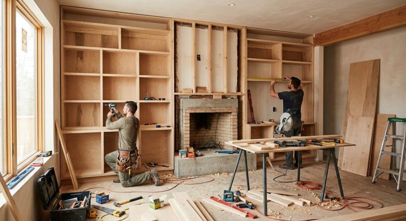 Built In Shelving Service in Durham, NC