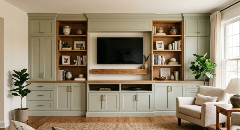 Built In Tv Cabinetry in Raleigh, NC