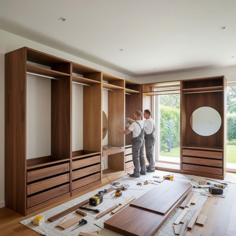 Custom Bookcase Installation in Alexandria, VA