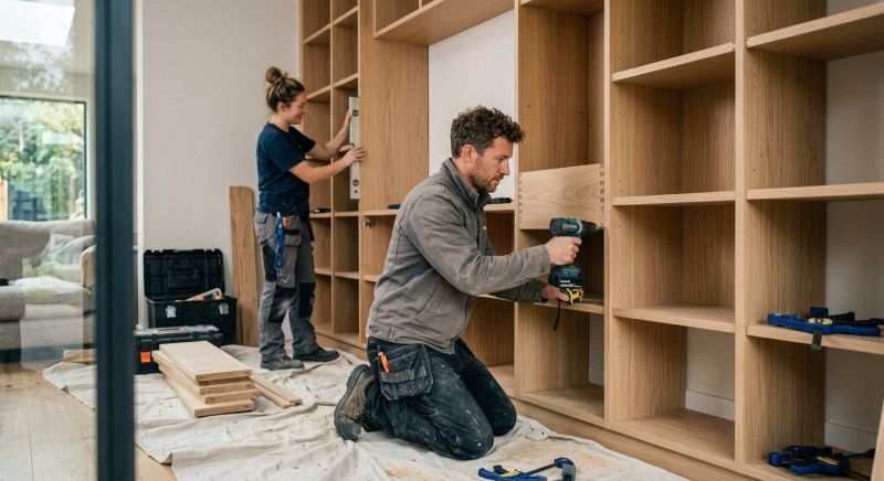 Mudroom Shelving Installation in Frederick, MD