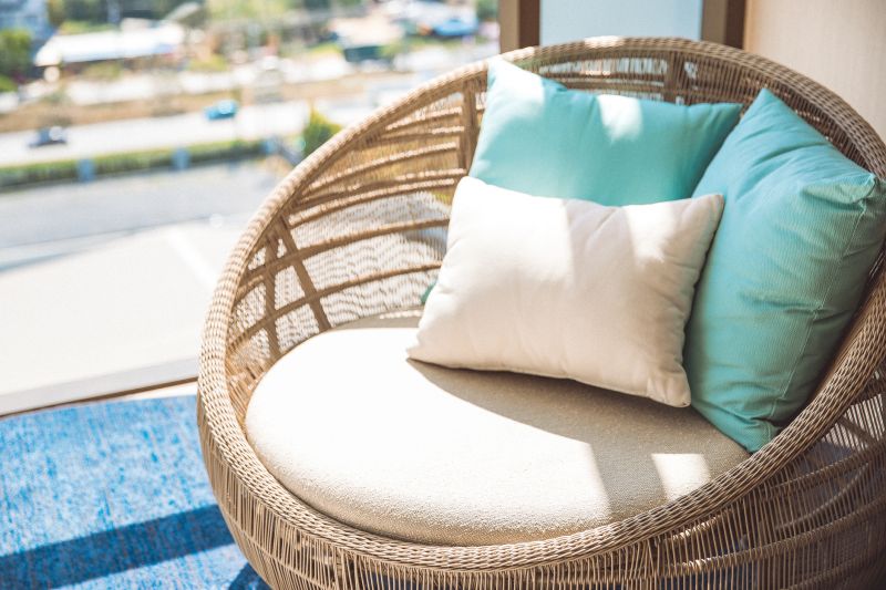 Refinished Wicker Surface